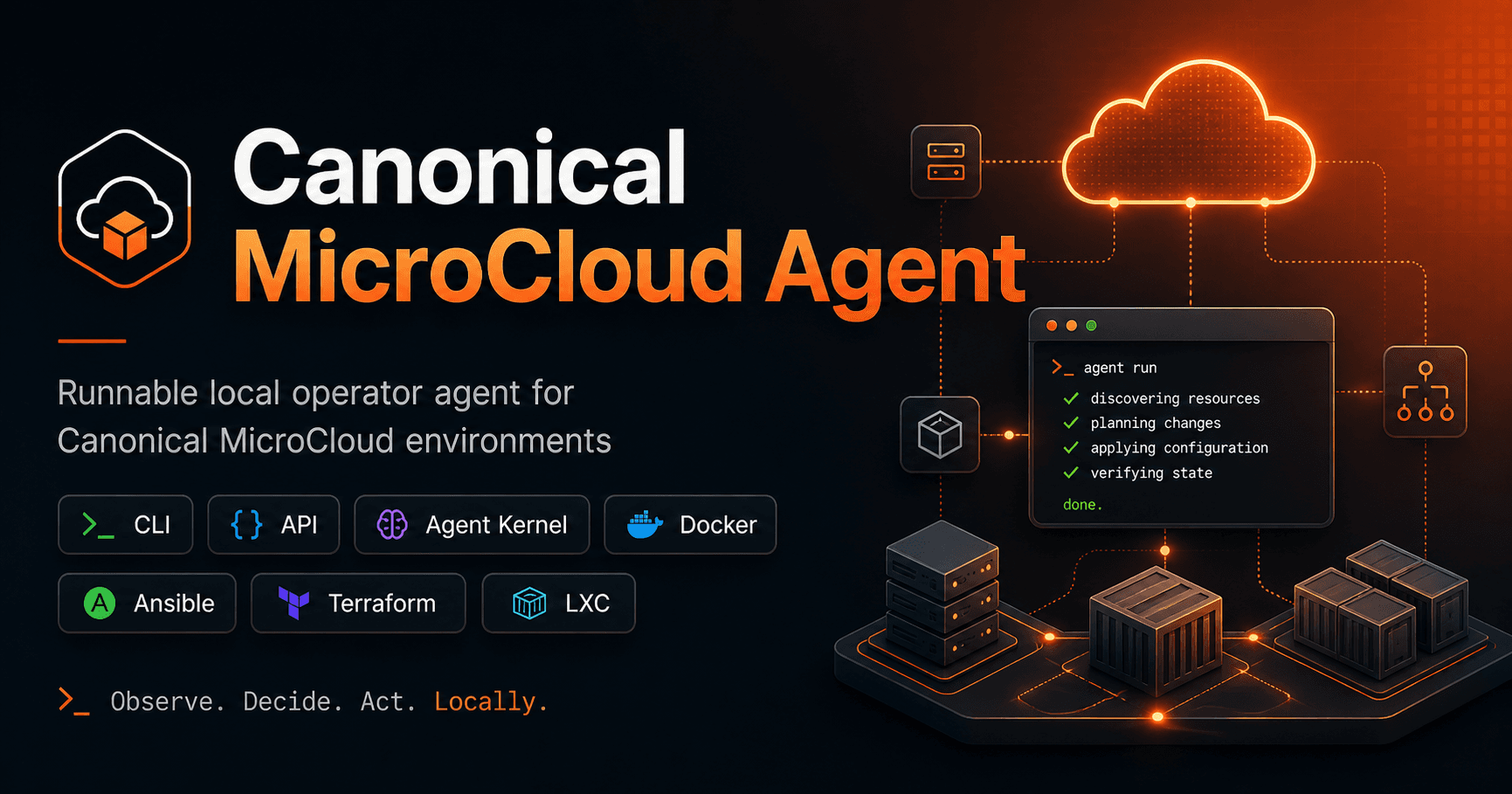 Canonical MicroCloud Agent