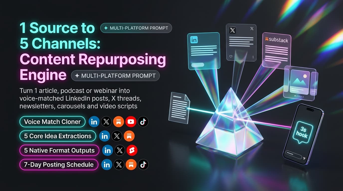 GrowthWedge: Content Repurposing Engine