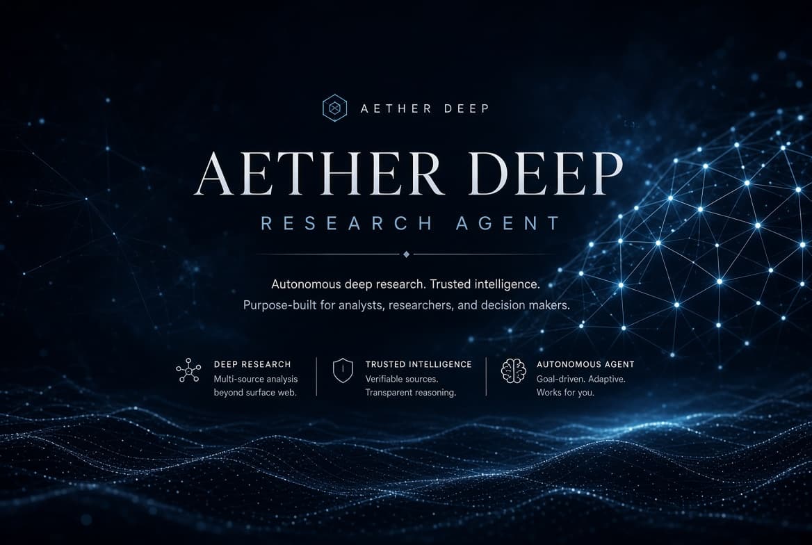 Aether Deep Research Agent