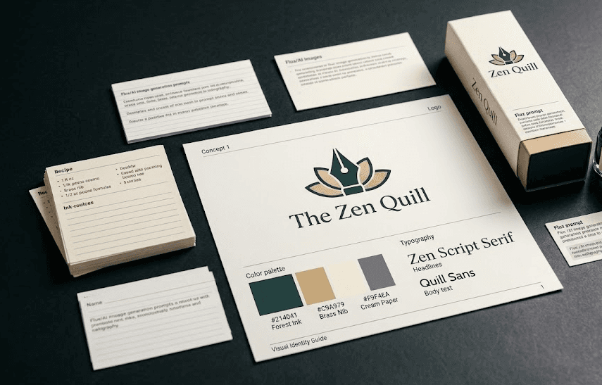 Professional Brand Logo & Visual Identity Generator