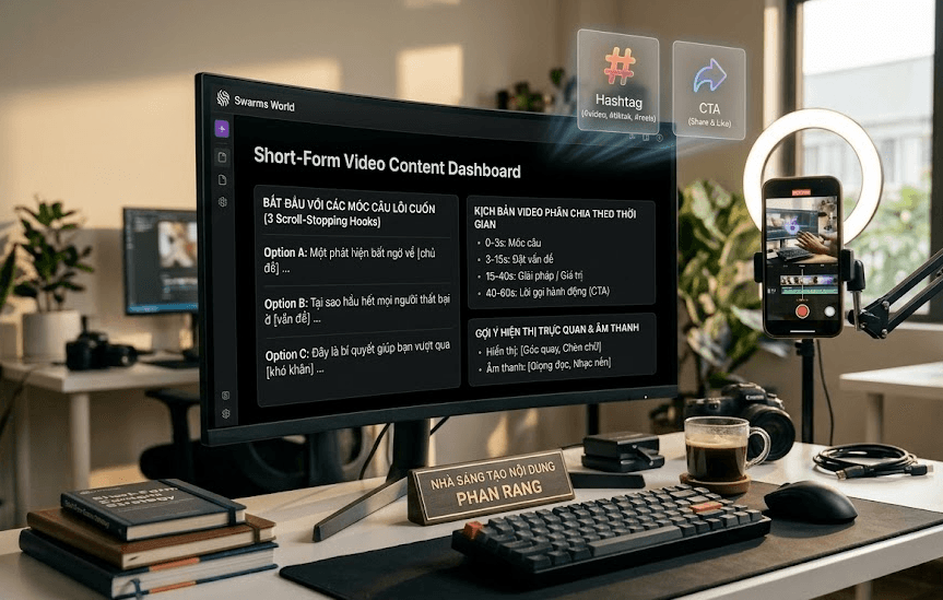 Viral Short-Form Video Script & Hook Generator