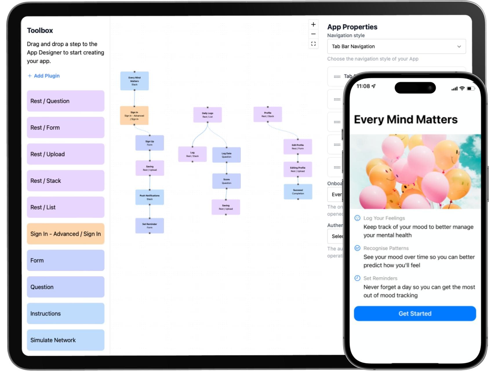 No-Code App Concept Builder