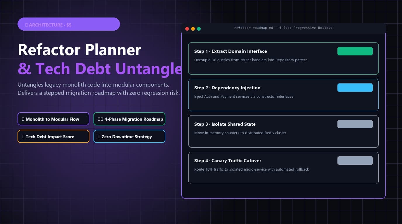 ShipKit DevTools: Refactor Planner