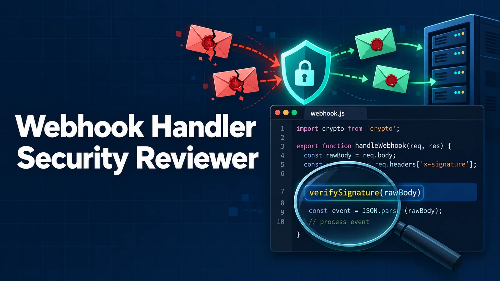 Webhook Handler Security Reviewer